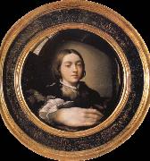 Francesco Parmigianino Self-portrait in a Convex Mirror oil painting artist